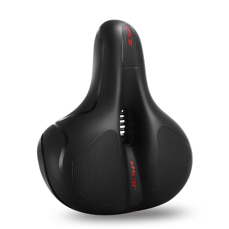 Mountain Bike Saddle Comfortable Soft Thickened Silicone Bicycle Seat Universal Cycling With Reflector