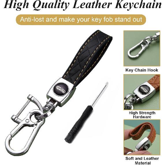 For Hyundai Key Fob Cover With Keychain, Premium TPU Key Case Shell For 2024 Hyundai Sonata, Tucson, Santa Cruz, Remote Smart Car Key Fob