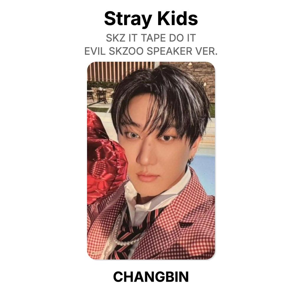 Stray Kids SKZ IT TAPE СДЕЛАЙ ЭТО ЗЛОДЕЙСКИ SKZOO ДИНАМИК ВЕР. Официальная фотокарта