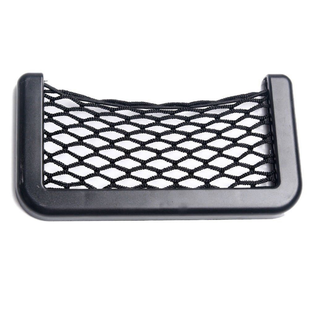 Probable Mesh Resilient Vehicle Car Storage Pocket Car Hanging Ornament Mesh Storage Bag Net Bag
