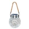 Solar Lantern Lights Waterproof Flickering Flame Garden Light Decorative Solar Hanging Lantern with 2 Modes for Yard Patio Decor