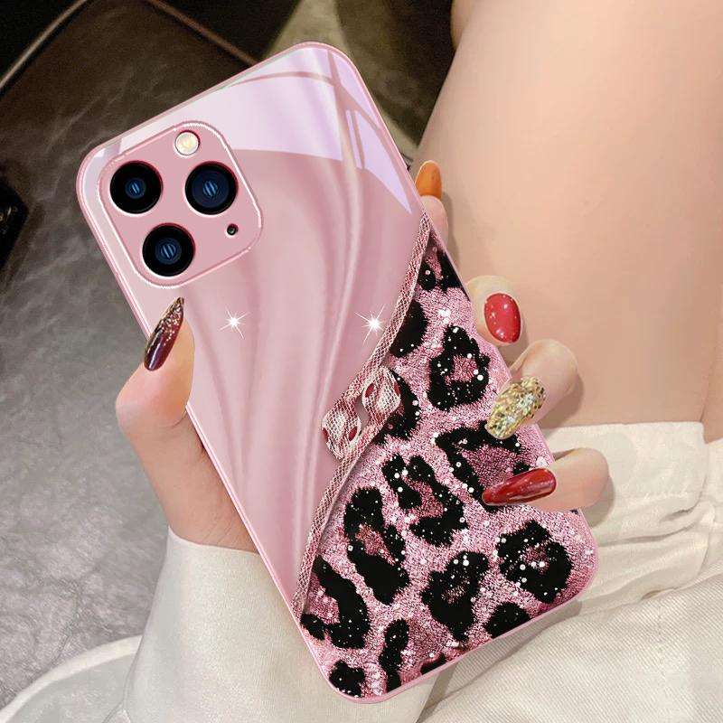 Красочные узоры для iPhone 16 Pro Max 15 Pro 14 13 12 Mini 11 XS Max XR 7 8 Plu SE 2022 Чехол для телефона из закаленного стекла