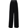 VEROMODA Women's High-Waisted Straight-Leg Suit Pants with Detachable Belt