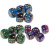 5pcs 6 Sided Game Dice Set D6 Dices Square Corne for Family Travel Play Set Toys