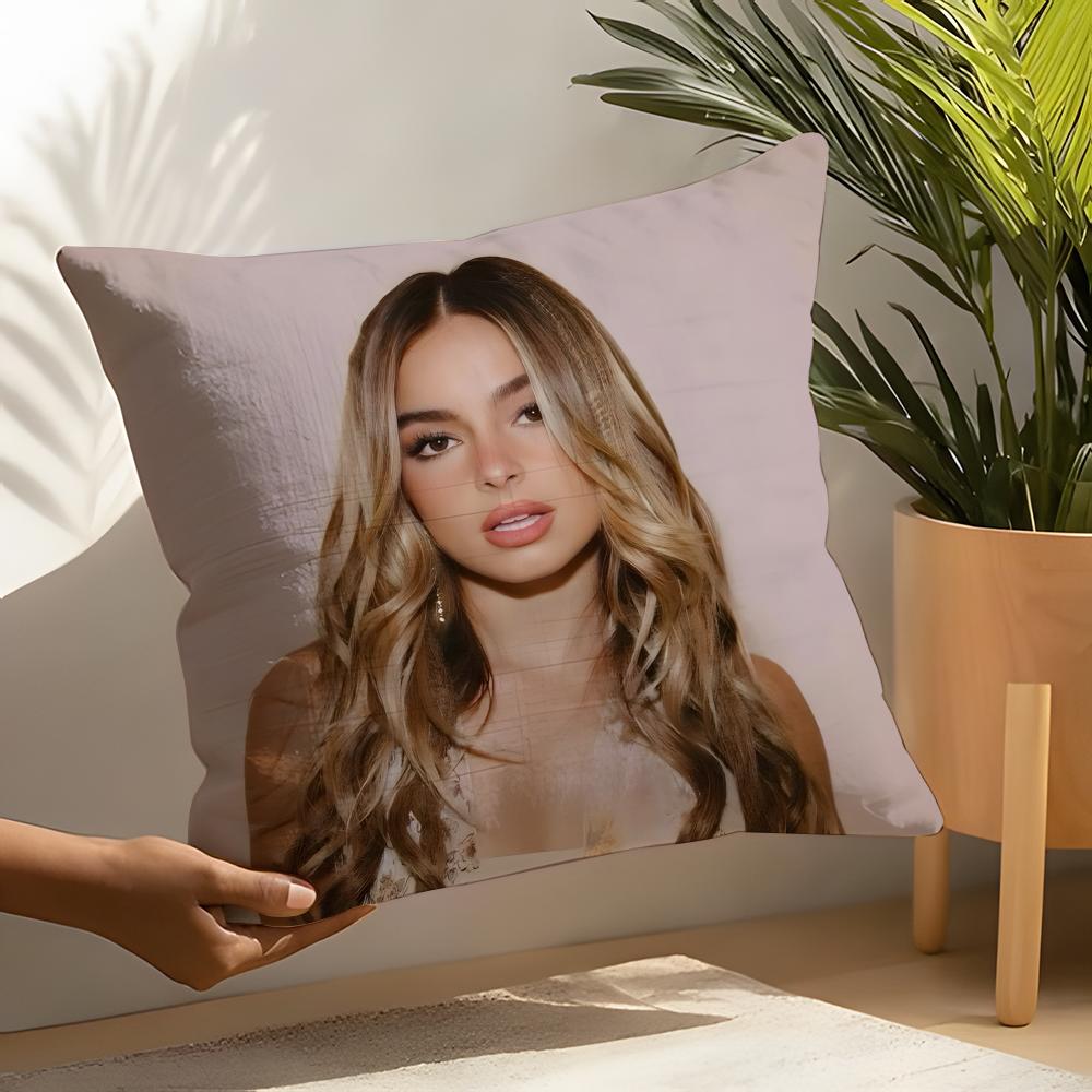 Наволочка Addison Rae Льняные чехлы для подушек Декоративные диванные подушки Чехлы для домашних подушек Чехлы для автомобильных сидений