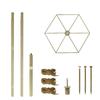 Camouflage Net Support Poles and Accessories