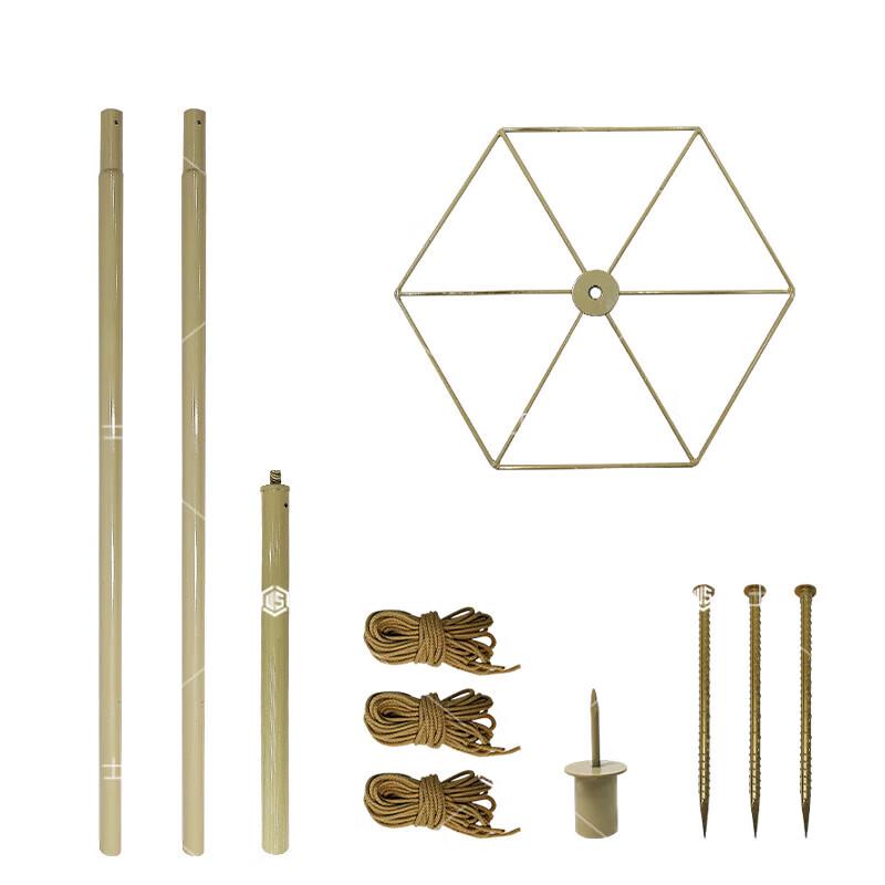 Camouflage Net Support Poles and Accessories