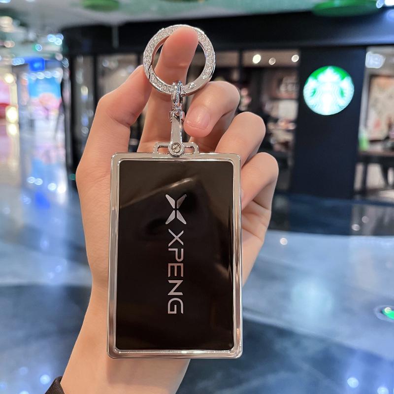 Чехол для карты-ключа Xpeng P7/G6/P5/G9/G3i: Защитный металлический держатель NFC для мужчин и женщин