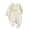 YIN OON Baby Clothes for Boys and Long Sleeve Outing Newborn Cute Bear Print Baby Baby Size 66 Open Girls, Fall/Winter, Romper/Coverall, Innerwear,