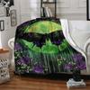 1pc Butterfly Moon Blanket, Lightweight Flannel Throw Blanket for Sofa, Bed, Travel, Camping, Living Room, Office, Couch105