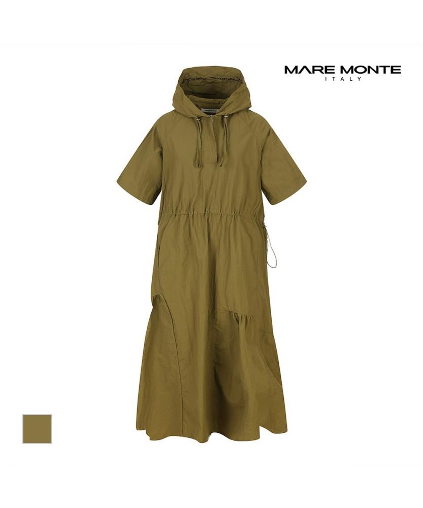 Платье с капюшоном и надписью MAREMONTE_M244Mop24P0
