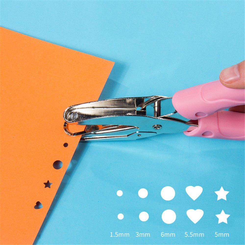 Metal Binding Stationery Scrapbook Hole Punch Single Hole Hand Tool Paper Cutter