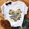 Hot Selling Cute Cartoon Butterfly Pattern Loose Cartoon Letter T-shirt Woman Gothic  Aesthetic Clothes Tops