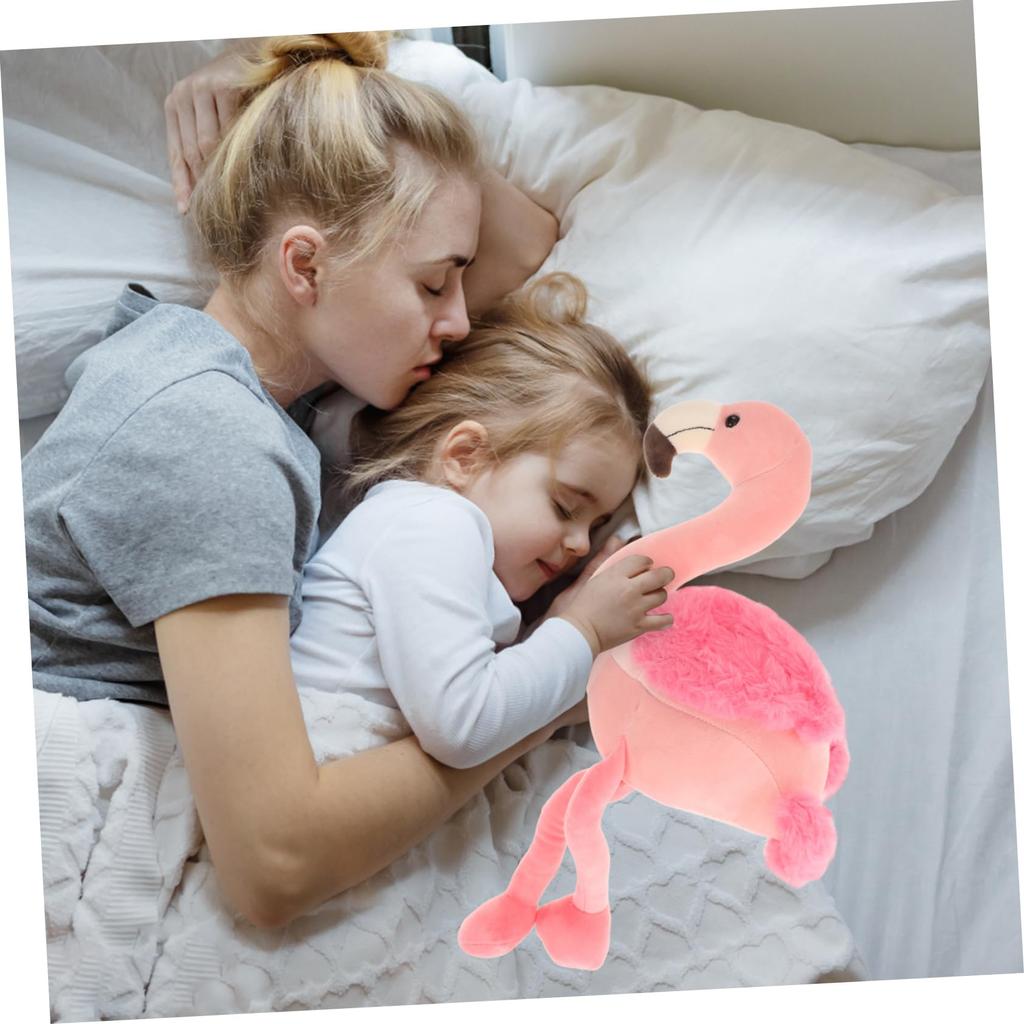 Игрушка Фламинго, Плюшевая игрушка Фламинго для женщин и детей, Оригинальная подушка, Короткая, OUNONA