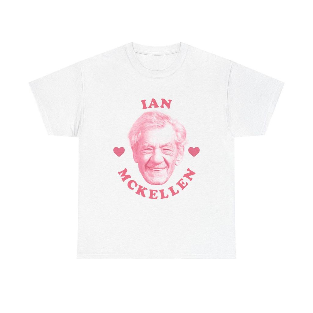 Ian McKellen pink heart Tee, Ian McKellen sweatshirt, Ian McKellen Graphic Tshirt