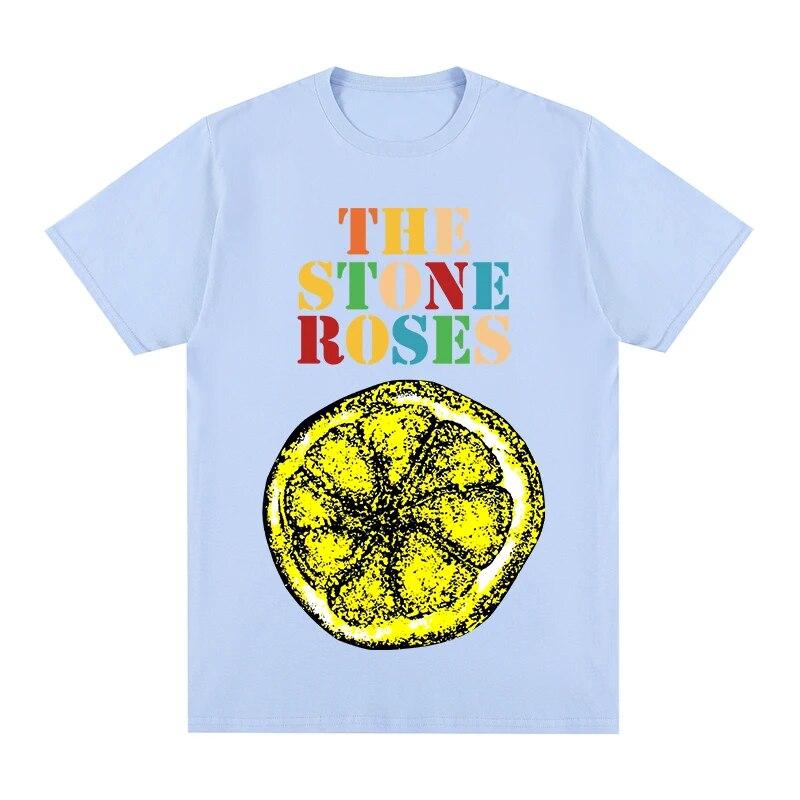 Футболка The Stone Roses Lemon, хлопковая футболка унисекс, новая футболка, женские топы