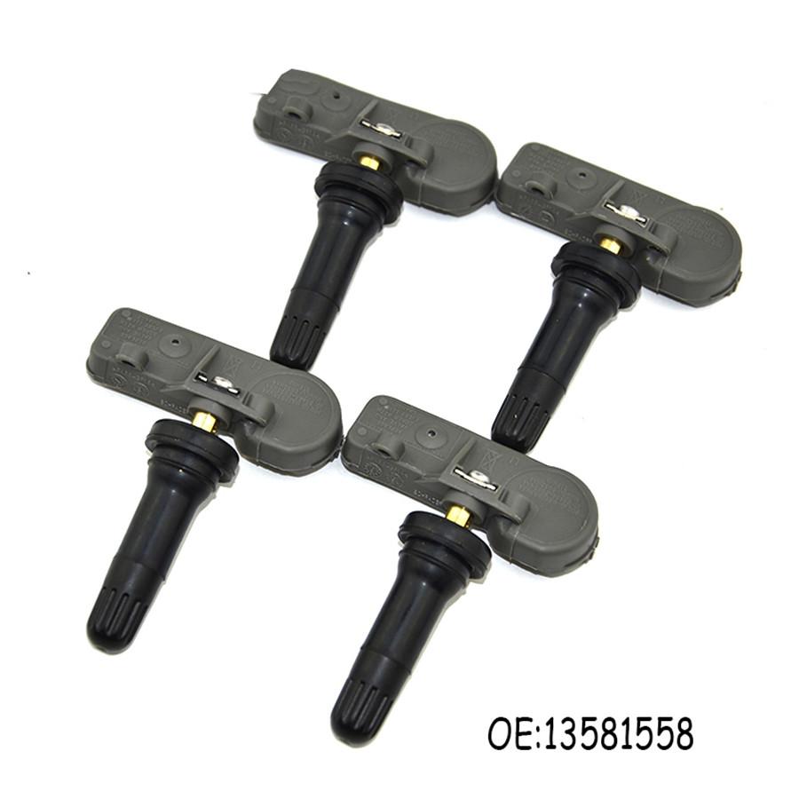 4 шт. датчик контроля давления в шинах TPMS подходит для Buick Chevrolet GMC Cadillac