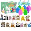 12/13/24/48/100pcs Hunt Egg Fillable Opening Eggshell Filled Gift Surprise Eggs Easter Eggs  Kids