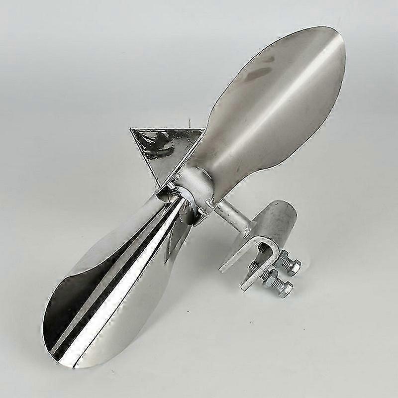 Stainless Steel Windmill Bird Repeller Garden Deterrent Tool fast