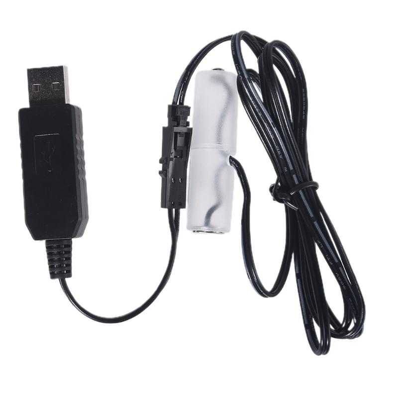 Кабель-элиминатор батарей AA от USB Заменяет 1-4 батарейки AA 1,5 В для триммера для бороды, зубной щетки, зеркала для макияжа, Gameboy