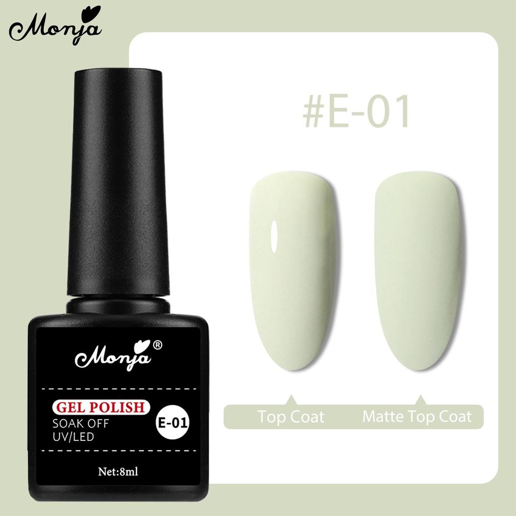 monja 17 цветов 8 мл флакон для дизайна ногтей гель УФ-лак для рисования живопись быстросохнущая замачиваемая лампа отверждение лаки лак DIY дизайн маникюра инструменты для красоты