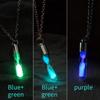 New Fashion Women Men Glowing Luminous Sand Timer Pendant Glass Hourglass Bottle Necklace Jewelry Decorations Gifts