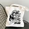 Сумка-шоппер Jojo Bizarre Adventure, холщовая сумка для продуктов bolsas de tela, сумка для покупок из джутовой ткани, boodschappentas захват