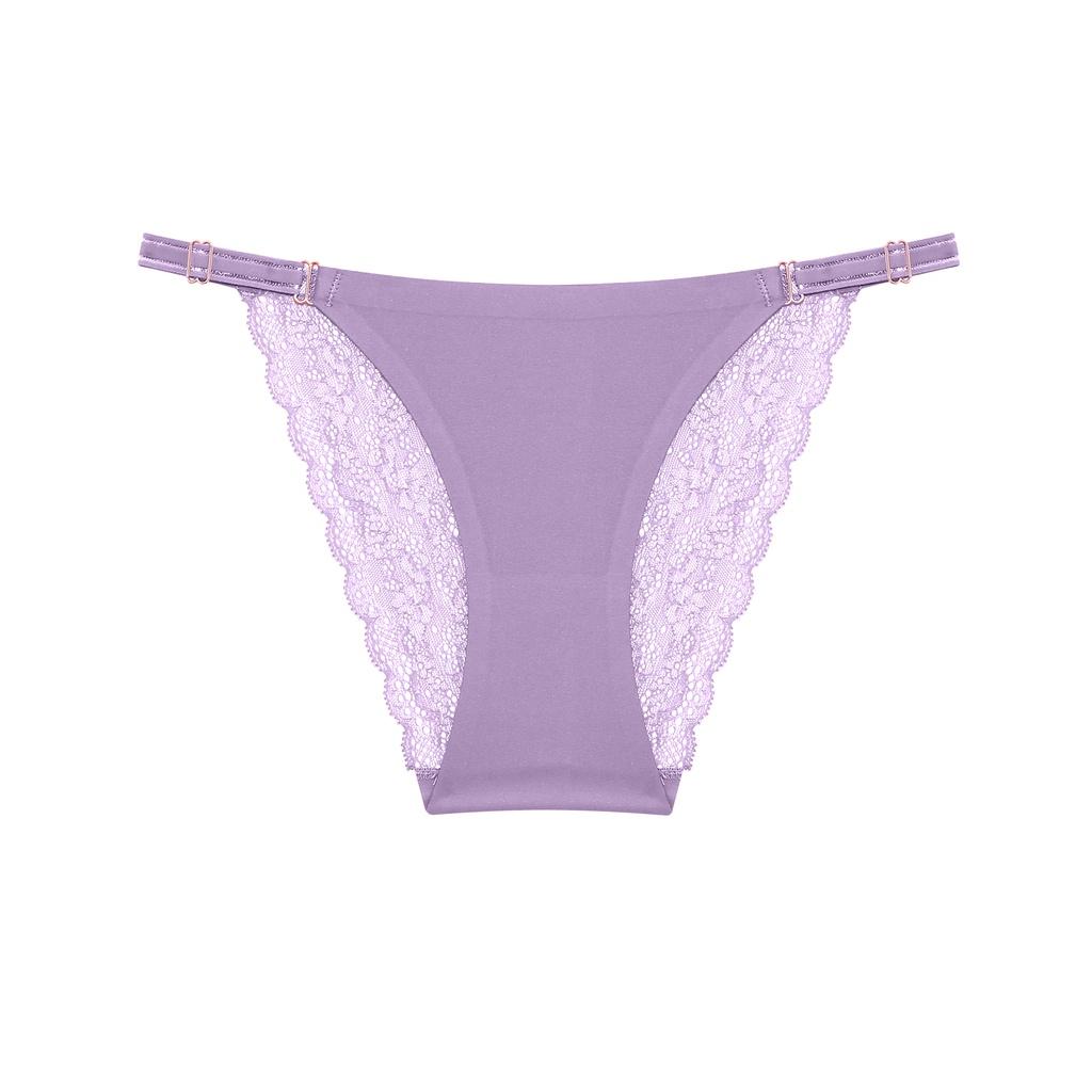 Бесшовные стринги FINETOO, нижнее белье, регулируемые трусики S-XL, женские кружевные трусики, шелковые трусики для женщин
