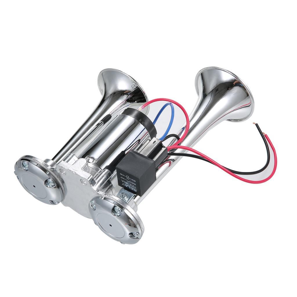 Универсальный автомобильный звуковой сигнал 12 В, одиночный звуковой сигнал с компрессором, громкие звуковые сигналы 130 дБ для автомобилей