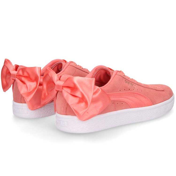 Puma Замшевый бант 'Shell Pink' Женский 367317-01