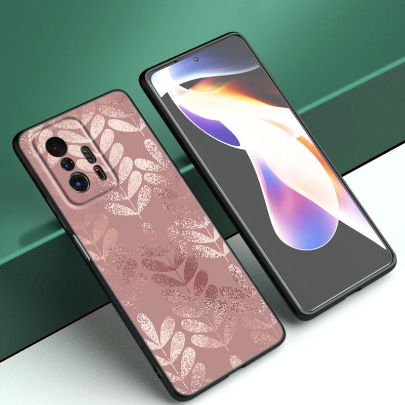 Красивый чехол для телефона с изображением розы для Xiaomi Mi A2 8 9 SE Note 10 10T 11 12 Lite 9T 11T 12S 12T Pro A3 6X 12X черный чехол