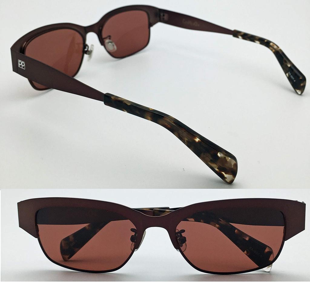 Солнцезащитные очки с поляризацией PP, защита от ультрафиолета, солнцезащитные очки для вождения, высококачественная оправа, линзы из поликарбоната ручной работы (Фенол Фталеин) (коричневый)