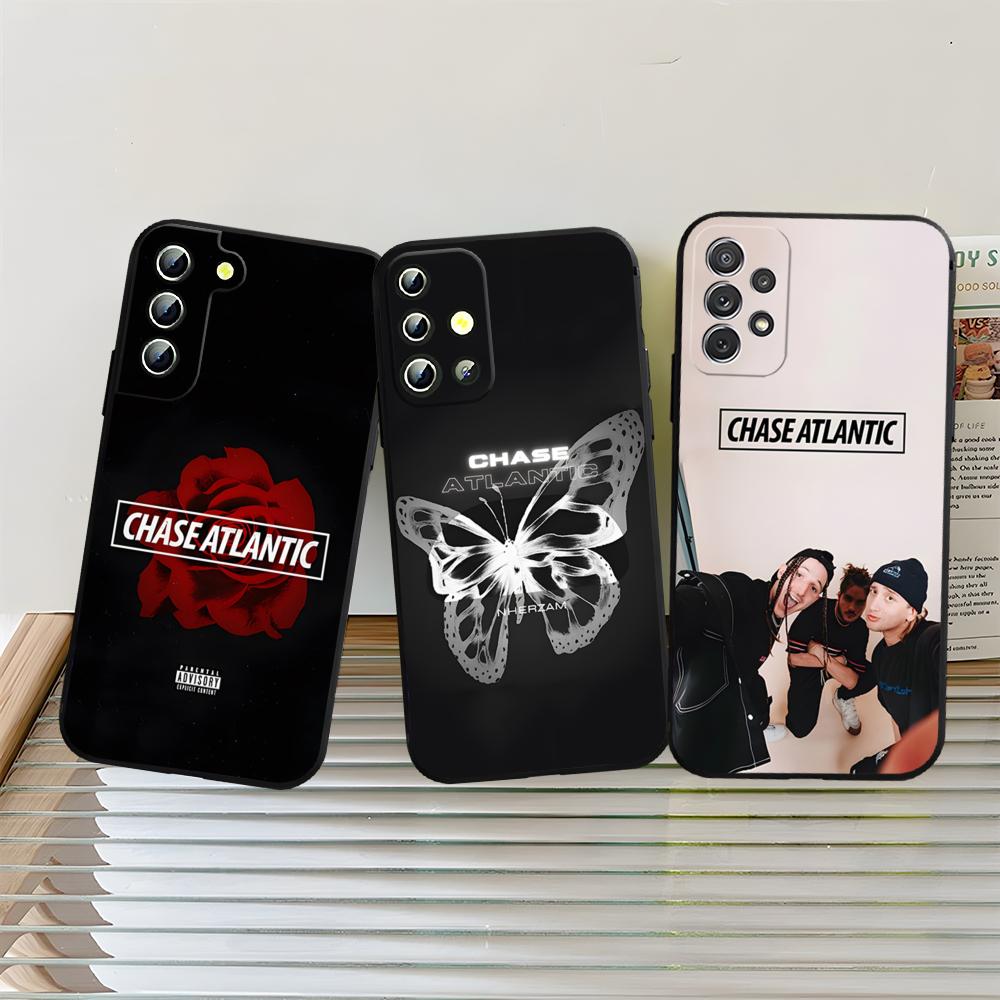 Чехол для телефона Chase Atlantic Music Group для S25 Samsung S26 S24 Ultra S22 S23 S20 Fe S21 Plus A54 A34 A16 A53 Задняя крышка