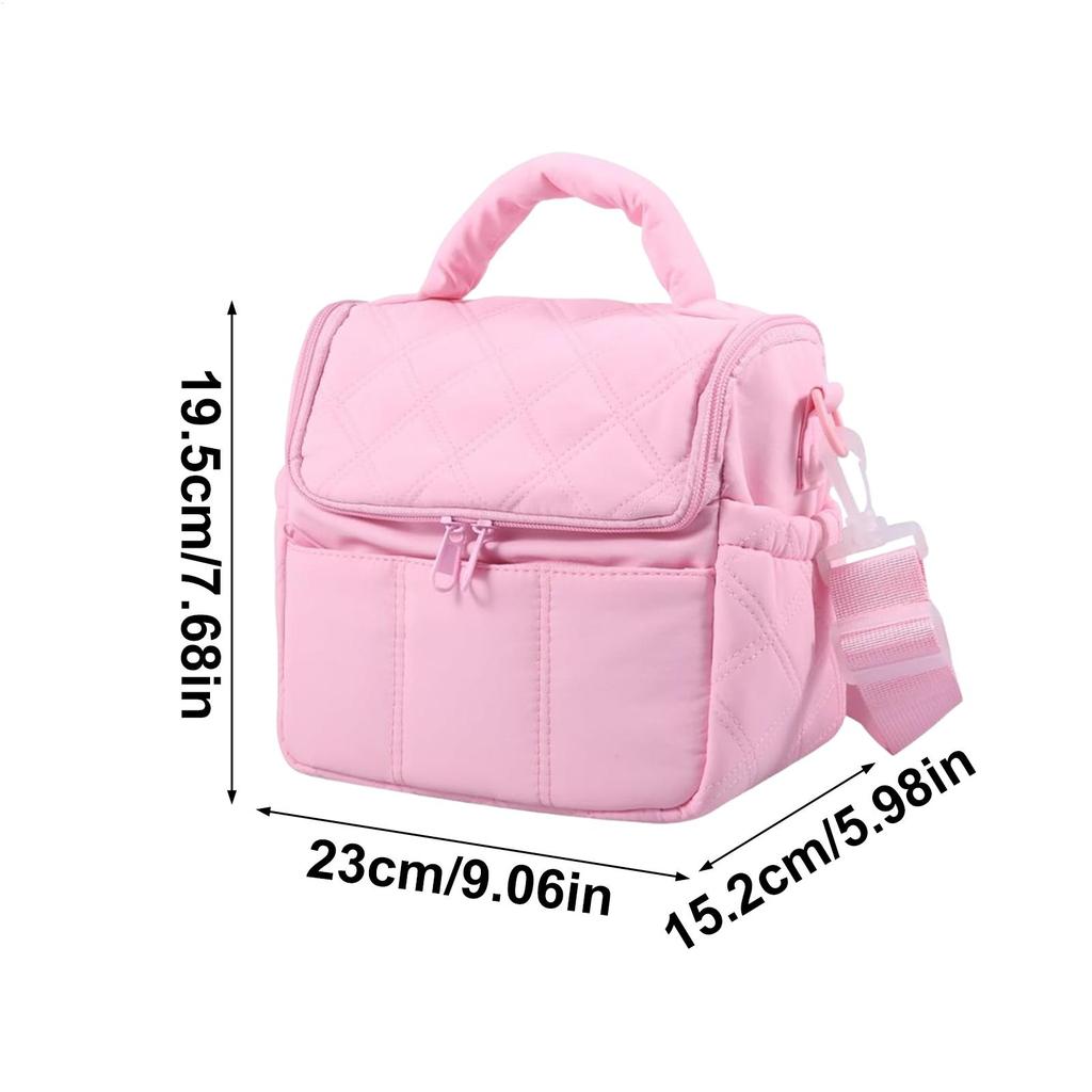 Women Lunch Bags For Work Leakproof Food Carrier Insulated Lunch Box Tote For Kindergarten Camping Hiking Travel Commuting Daily