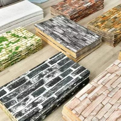 3D Наклейки на кирпичную стену DIY Декор Самоклеящиеся Водонепроницаемые Обои для Спальни Кухни Домашний Декор Стен papel pared