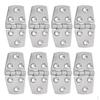 8 Pieces High Polished 316 Stainless Steel Door Hinge Flush Install the Deck Hardware for