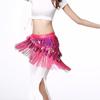Hollow Dancing Waist Belt Long Tassel Belly Dance Hip Scarf  Dancer Accessories