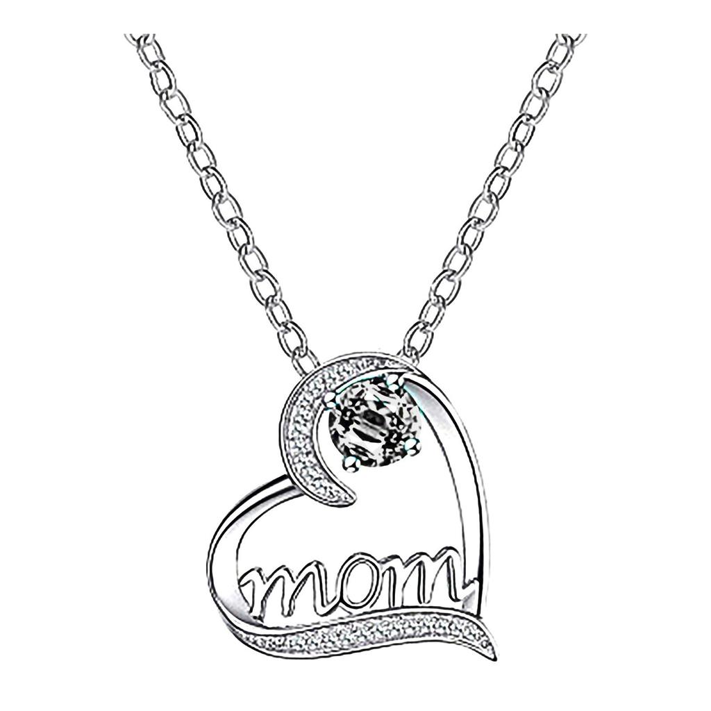 Mother's Day Female Heart Necklace Exquisite  Plated Love Clavicle Chain