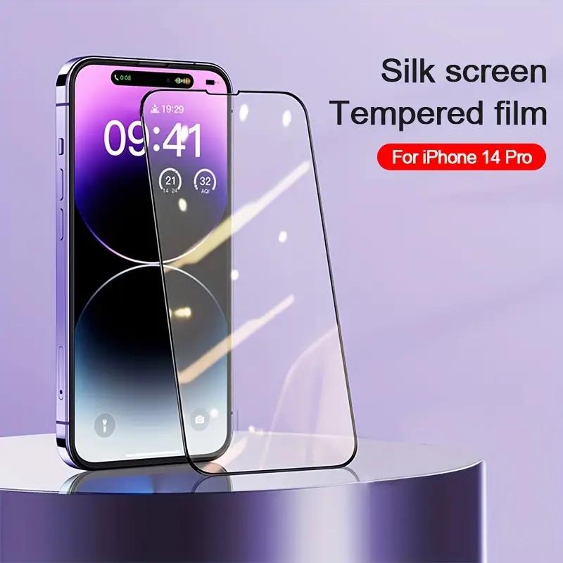 6 в 1 [3 стекла объектива + 3 стекла экрана] Защитная пленка на весь экран из закаленного стекла для Apple iPhone 16 15 14 13 12 11 Pro Max Promax Plus mini