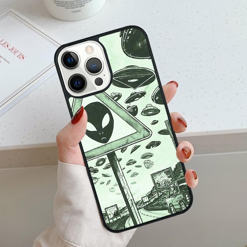 Инопланетяне с неба НЛО астронавты милый чехол для телефона для iPhone 17 Air 11 12 13 14 15 16 Pro Max чехол для iPhone 17 Air Max Plus