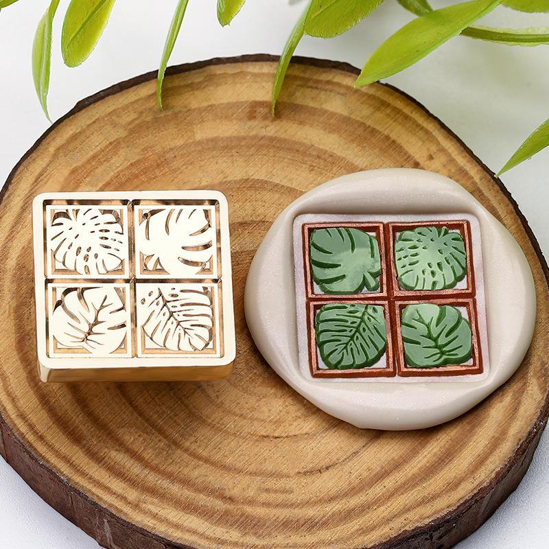 Сделай сам Ретро Античный Металлический Штамп для Сургучной Печати Растений для DIY Свадебных Приглашений Декор Древний Восковой Штамп Ремесло