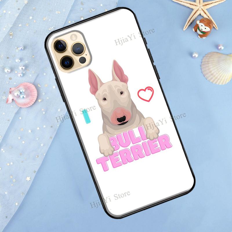 Чехол для щенков Бультерьера для iPhone 13 Pro Max 12 Mini X XR XS Max SE 2020 8 7 Plus 11 Pro Max Чехол для телефона