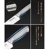 MOSFIATA Knife Set - Gyuto KnifeNakiri KnifePetty 5-piece Kitchen Cutter High Carbon Stainless Steel Handle 203MM Bread 178MM Santoku 88MM + 126MM