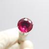Natural Red Ruby Loose Gemstone 2.75 ct Round Cut for Ring for Jewelry Making and Gem Collections