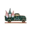 3pcs/set DIY Christmas Wooden Car Decorations Cartoon Christmas Car Ornament  Christmas