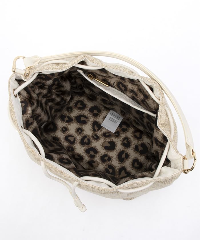 Официальная сумка через плечо MED DRAWSTRING Экрю Луна Рафия [LeSportsac] СУМКА/1062 Женская