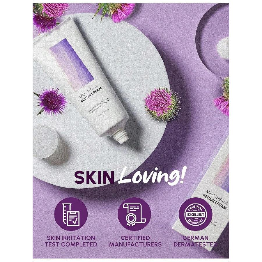 Восстанавливающий крем с расторопшей Banobagi 50 мл | Корейский уход за кожей Увлажняющее средство для лица Крем для лица для женщин и мужчин | Корейский увлажняющий крем Восстанавливающий крем для барьера W