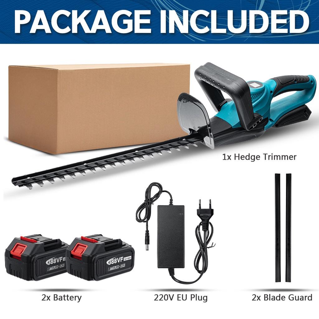 1500 Вт 388 ВФ Аккумуляторный кусторез Электрический кусторез Аккумуляторный триммер-сучкорез для травы Садовый инструмент для Mak