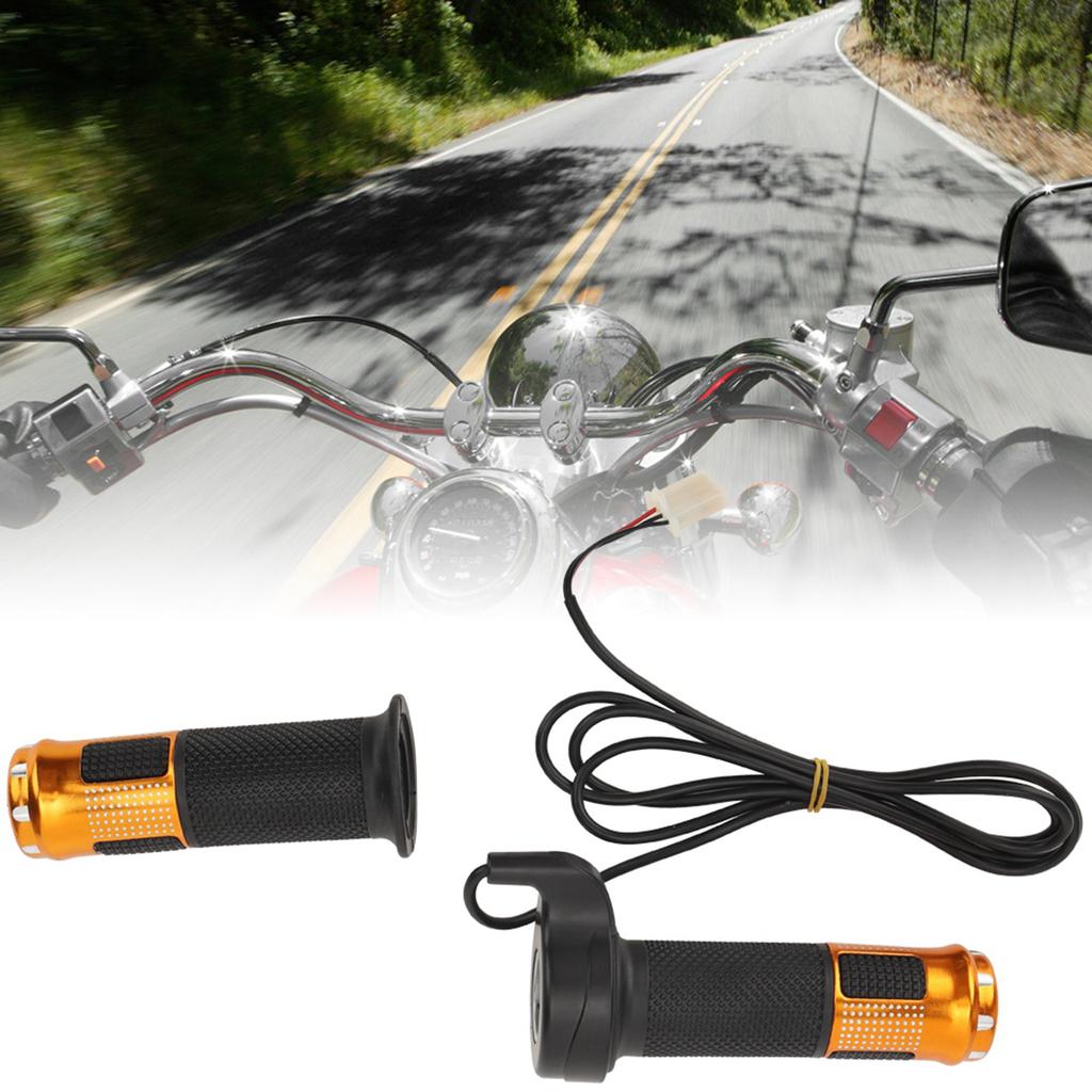 1 пара универсальных электрических самокатов поворотная ручка ручка газа левая правая замена кабеля 1,45 м