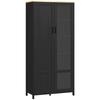 Kitchen Buffet Cabinet Kitchen Furniture Display Cabinet With Adjustable Shelves And 9 Compartments 76 X 36 X 160 Cm